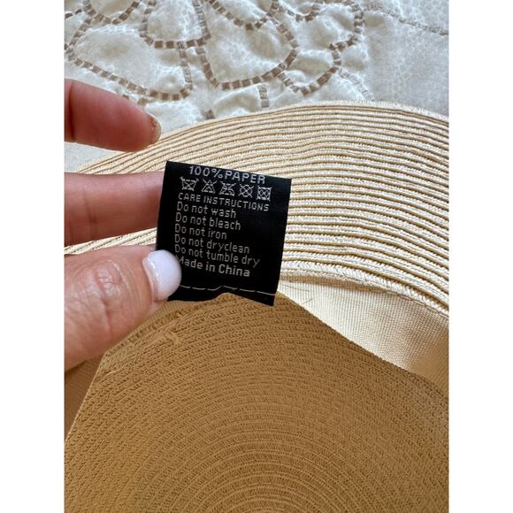 Punta Cana Floppy Sun Straw Hat Stylish Beach Sun Protection - Picture 5 of 10